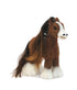 Handmade needle-felted alpaca Clydesdale by Lanart Alpaca.