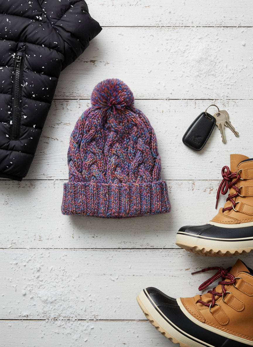 Confetti Cable Beanie