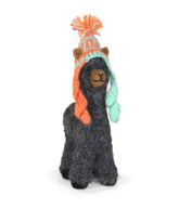 Handmade needle felted alpaca cria huacaya sculpture