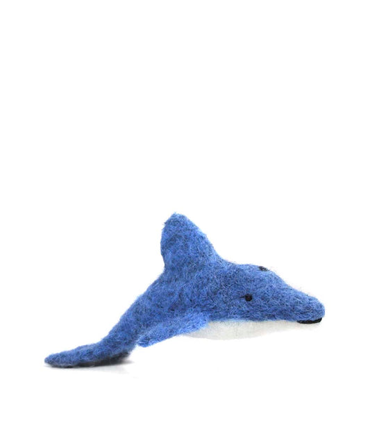 Common Bottlenose Dolphin: Felted Alpaca Sculpture