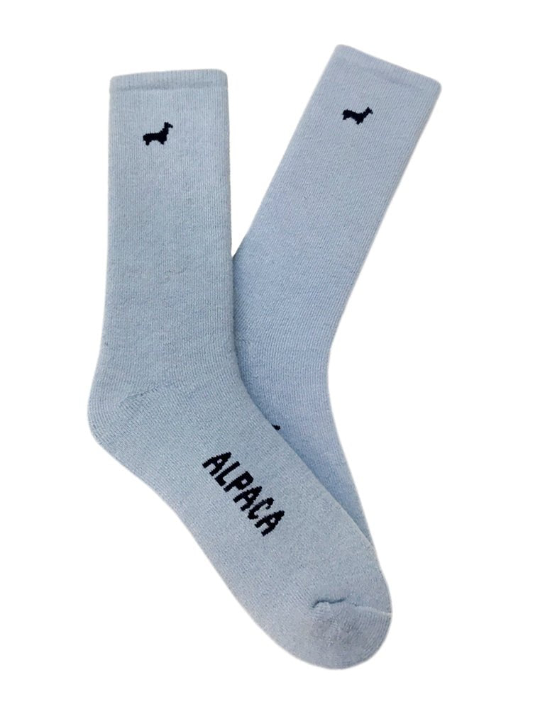 Everest Outdoor Alpaca Socks Carolina Blue - Lanart Alpaca