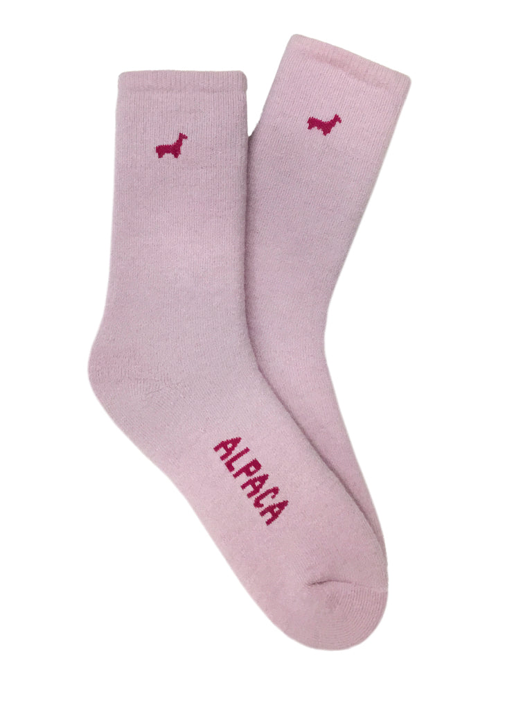 Everest Outdoor Alpaca Socks Powder Pink