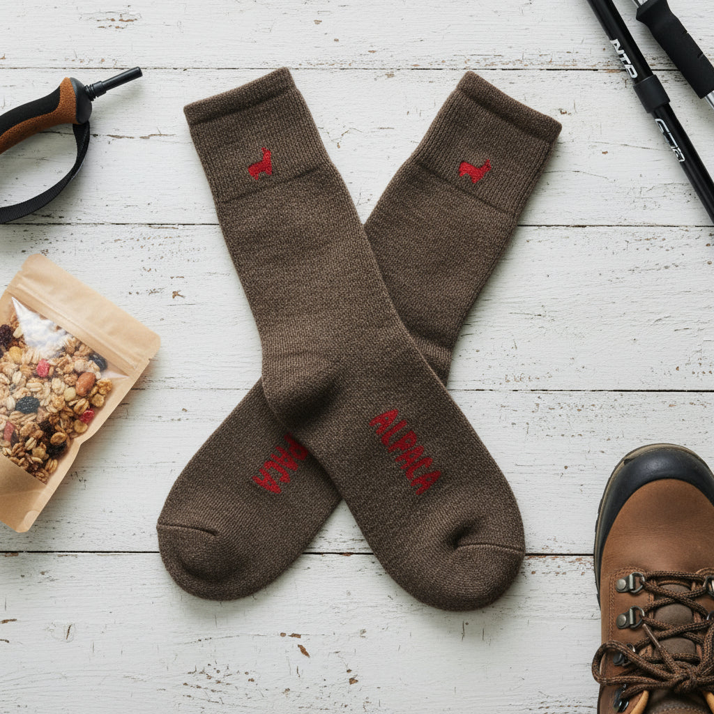 Everest Outdoor Alpaca Socks RoseGray