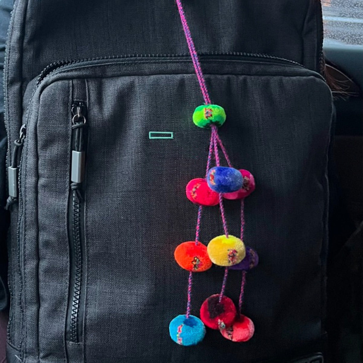 Faux Pompom Hang