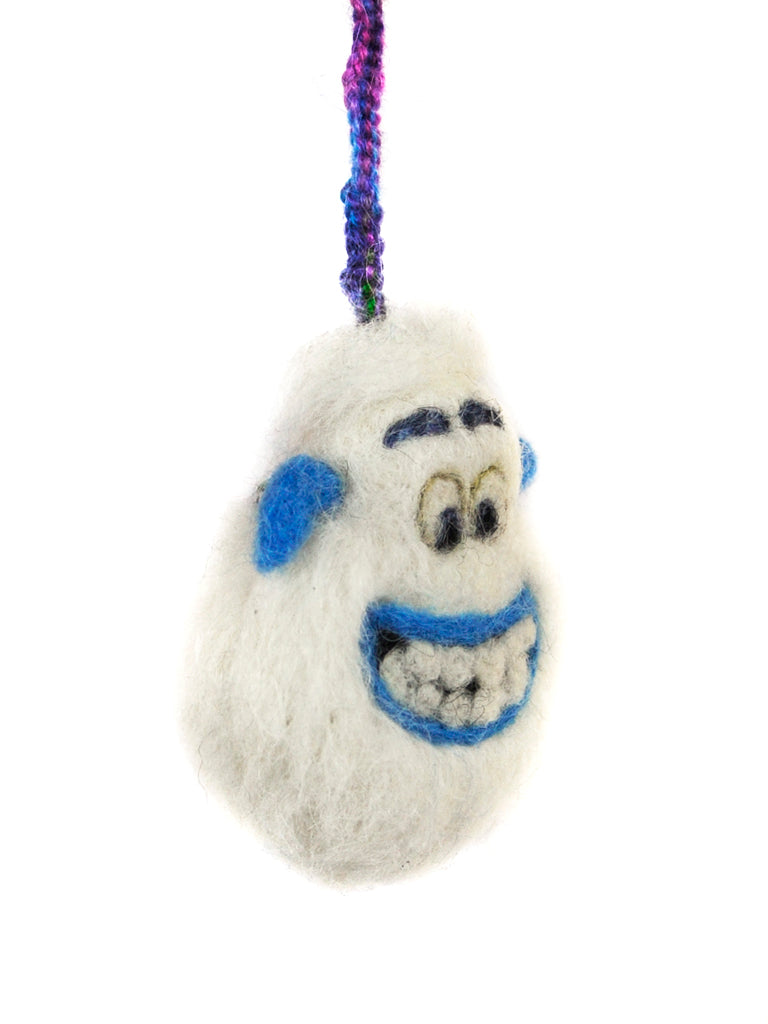 Felt Yeti Bag Charm