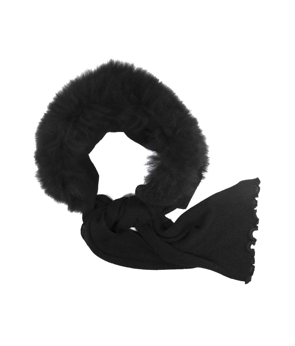 Glamour Links Scarf: Baby Alpaca Fur