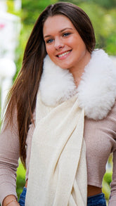 Glamour Links Scarf: Baby Alpaca Fur - Lanart Alpaca