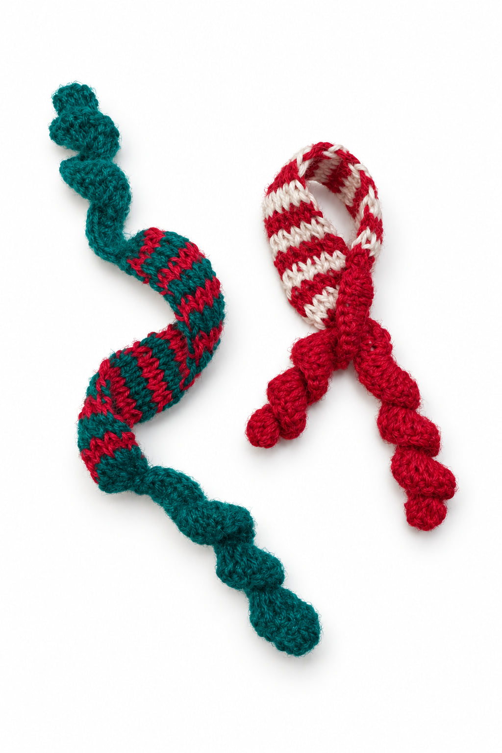 Holiday scarves for needle felted and other dolls