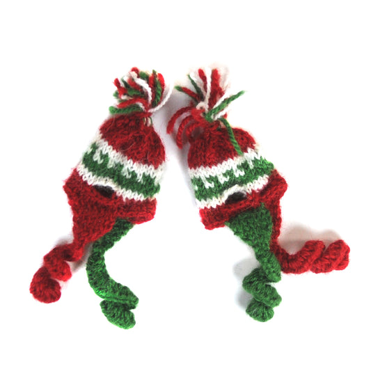 Holiday Mini Handknit Chullos