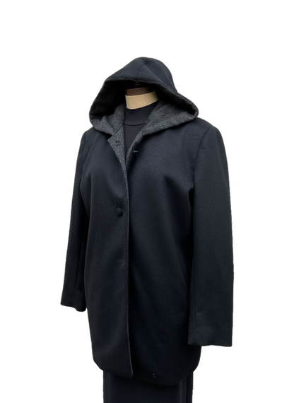 Hooded Two Tone Jacket