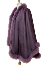 Royalty Fur Cape - Purple - Lanart Alpaca