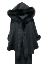 Royalty Fur Hooded Cape - Lanart Alpaca