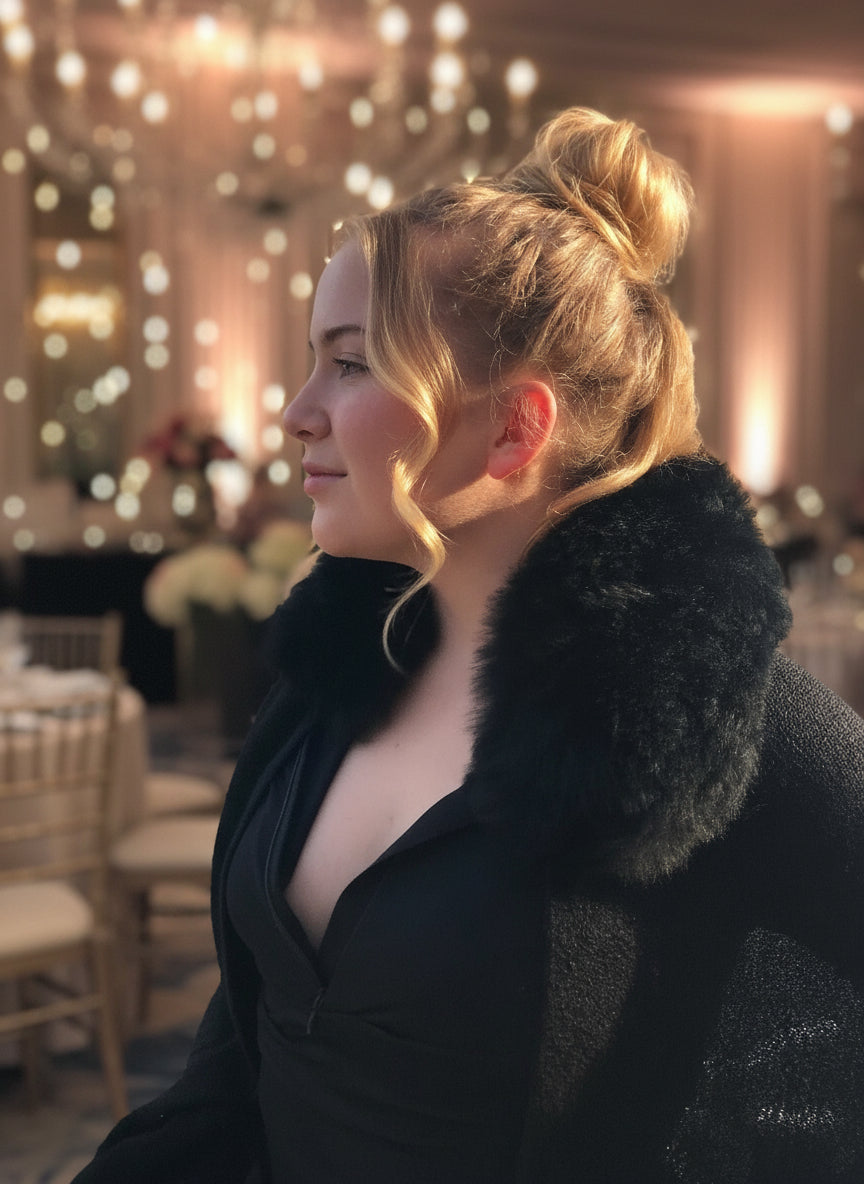 Glamour Links Scarf: Baby Alpaca Fur - Lanart Alpaca