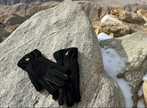Felted Dress Gloves - Black - Lanart Alpaca