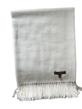 Pure Baby Alpaca Throw Blanket - Pearl - Lanart Alpaca