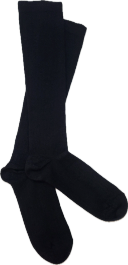Compression Baby Alpaca Socks Black