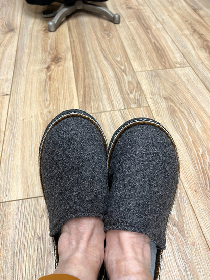 Sunday Slippers - Charcoal