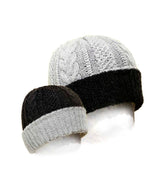 Irish Reversible Alpaca Beanie - Lanart Alpaca