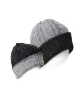 Irish Reversible Alpaca Beanie - Lanart Alpaca