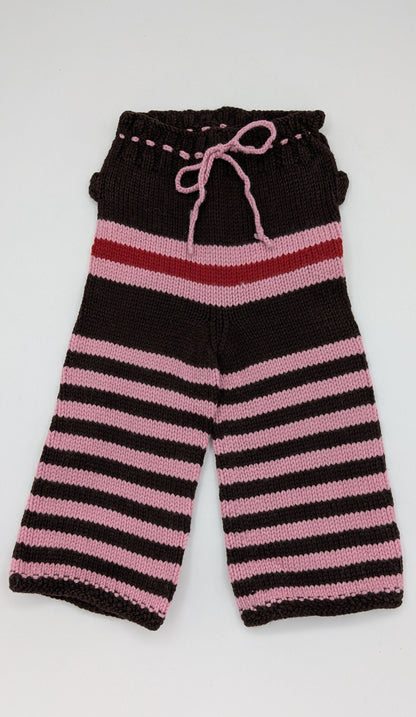 Super cute knit drawstring toddler pants