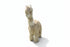 Plush giant alpaca on a white background