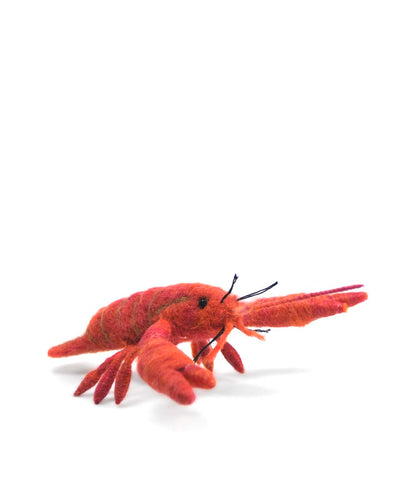 Lobster: Felted Alpaca Sculpture