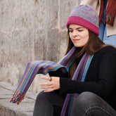 Metaphysical Hand Woven Scarf - Lanart Alpaca