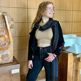 Metaphysical Hand Woven Scarf - Lanart Alpaca