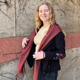 Metaphysical Hand Woven Scarf - Lanart Alpaca