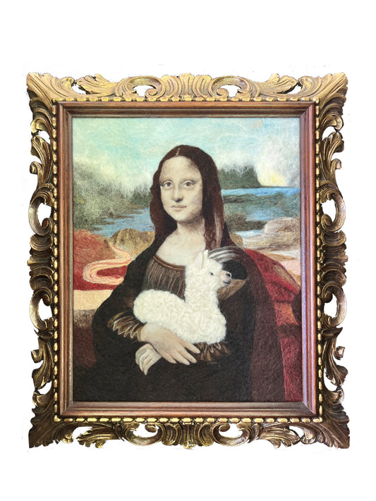 Mona Alpaca: Felted Portrait