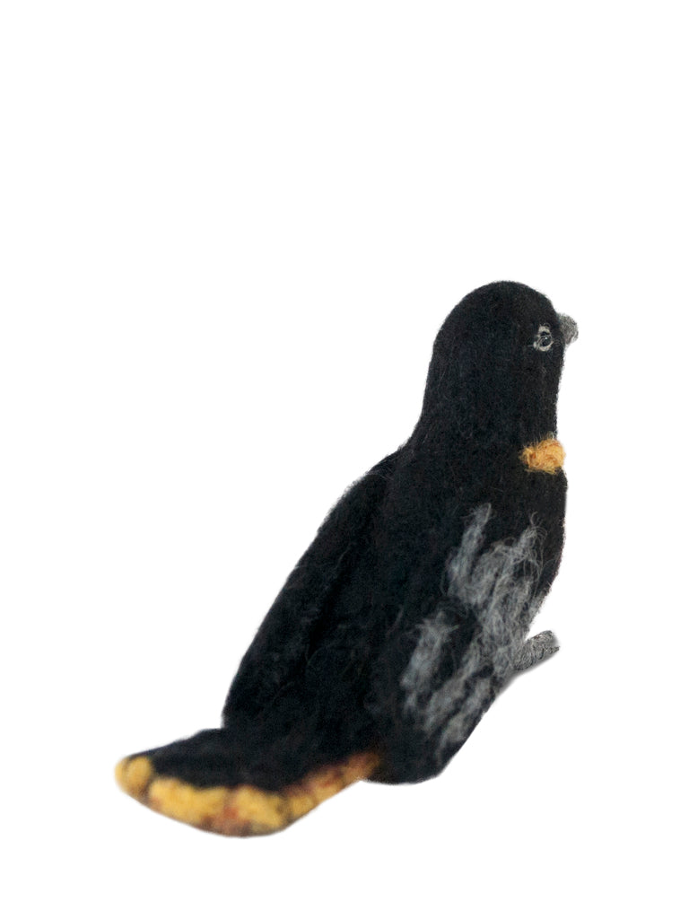 Oriole: Felted Alpaca Sculpture