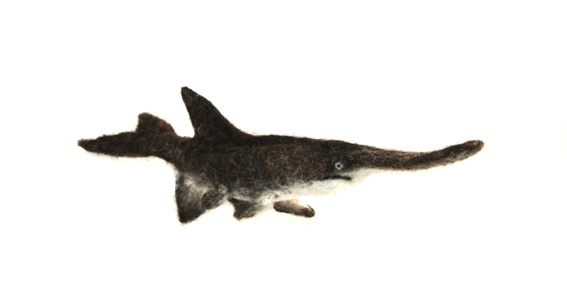 Paddlefish: Felted Alpaca Sculpture