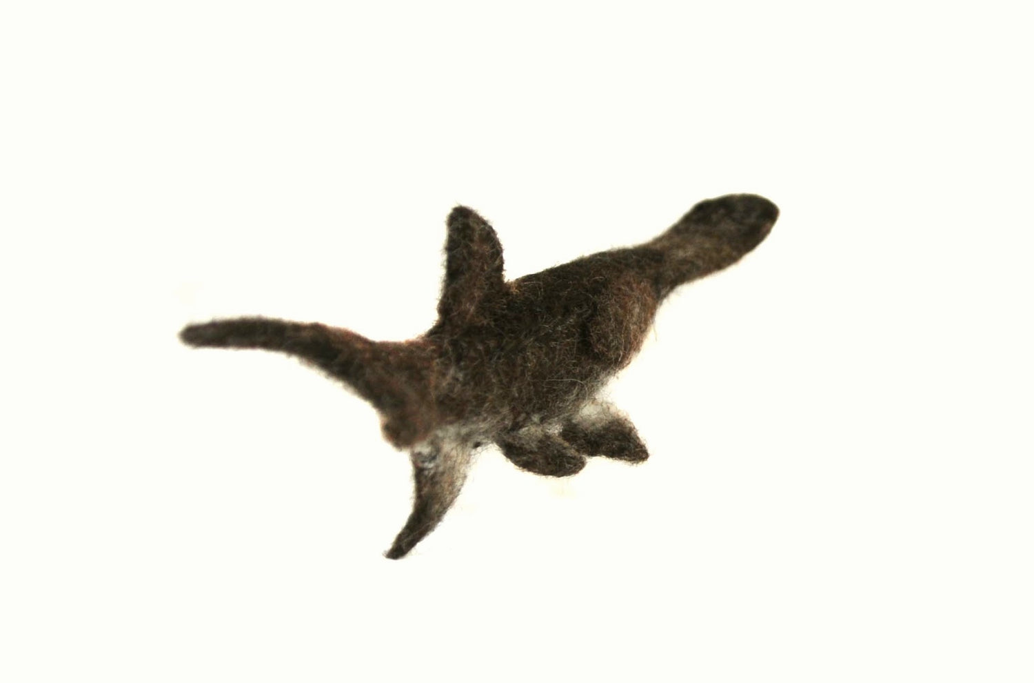 Paddlefish: Felted Alpaca Sculpture