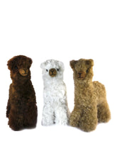 Plush Cria Alpaca 8" - Lanart Alpaca certified safe fur 
