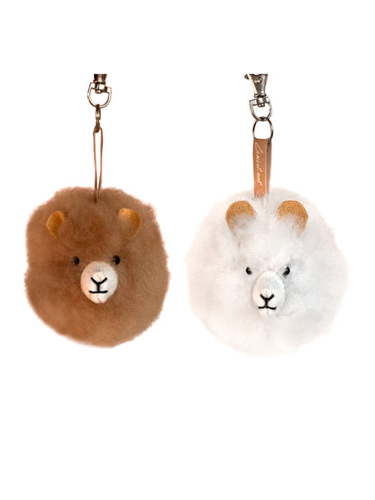 Plush Alpaca Face Charm