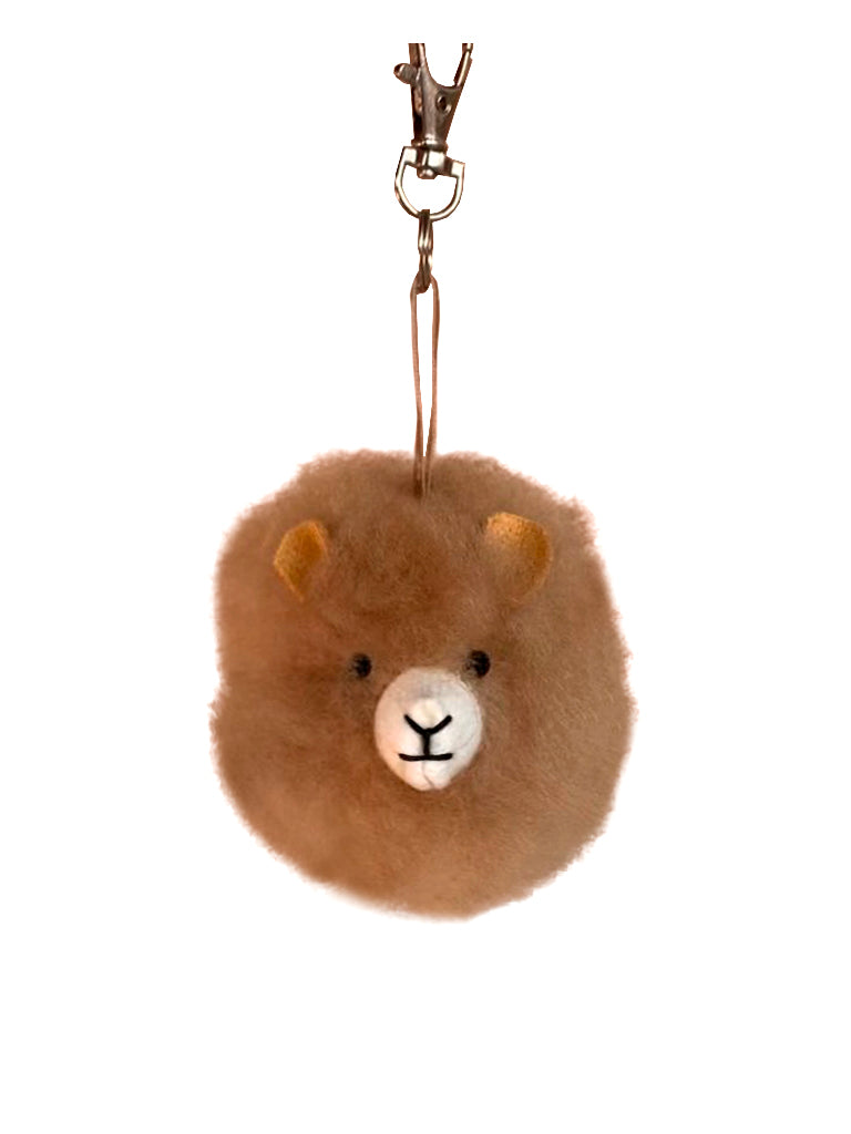 Plush Alpaca Face Charm