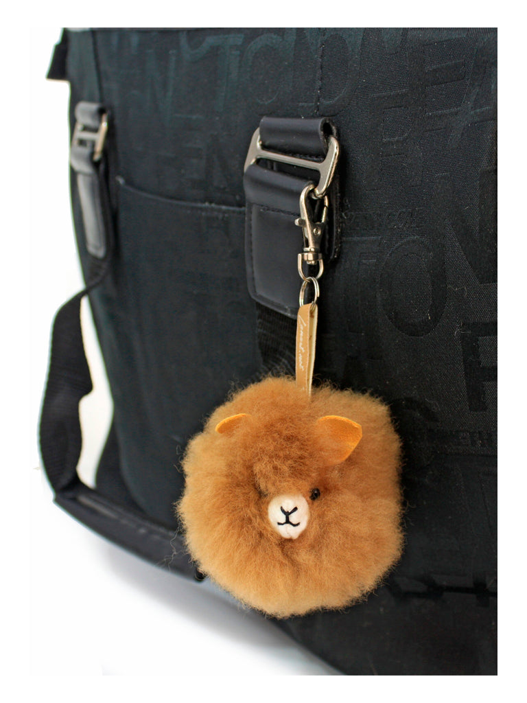 Plush Alpaca Face Charm