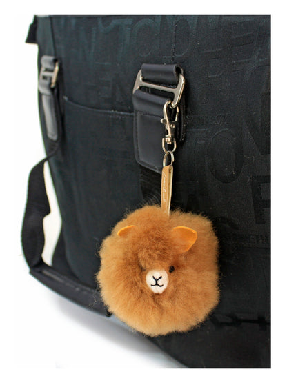 Plush Alpaca Face Charm