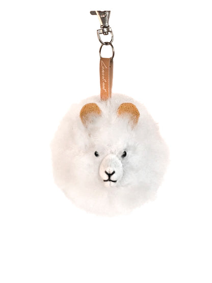 Plush Alpaca Face Charm