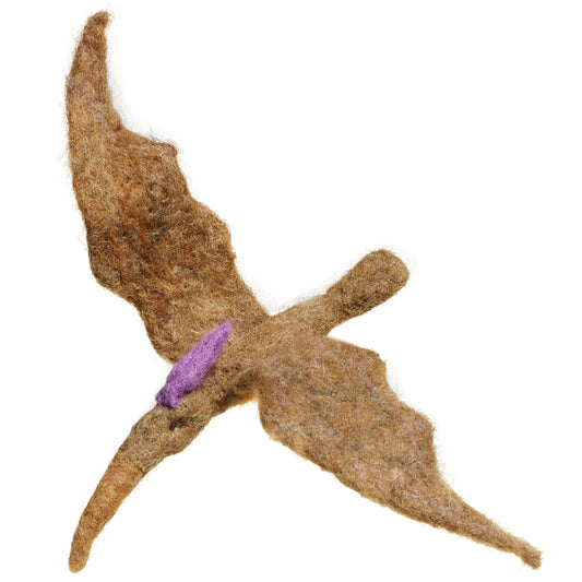 Pterodactyl Dinosaur: Felted Alpaca Sculpture