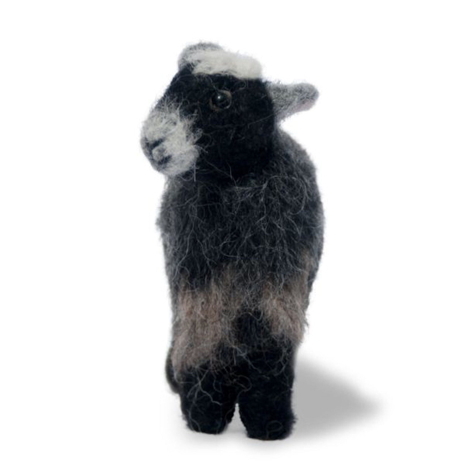 Handmade needle-felted alpaca Pygmy Goat by Lanart