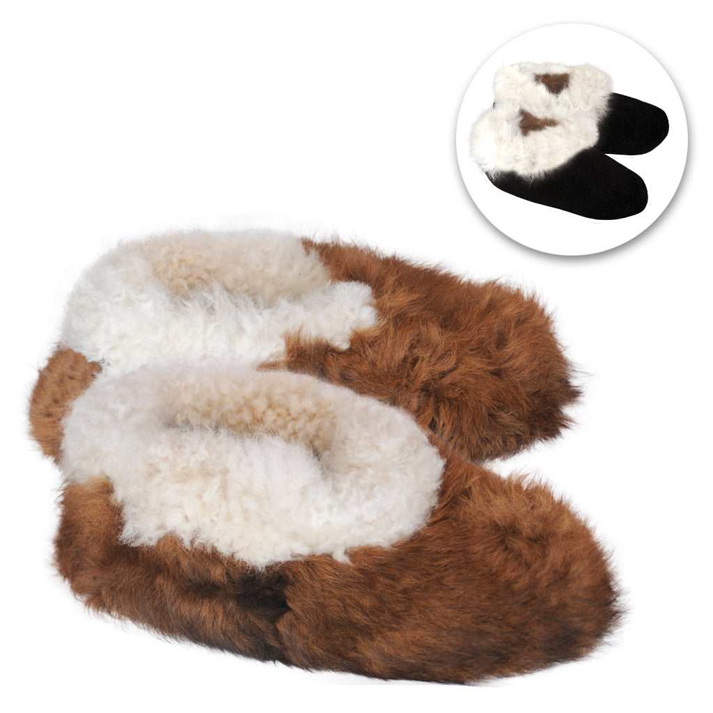 Reversible Fur House Slipper
