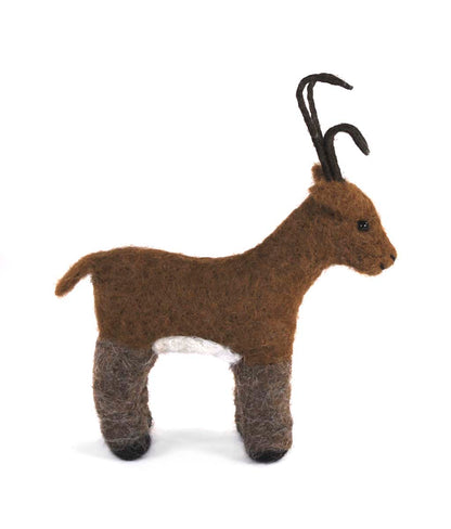 Reindeer: Wildlife Felted Alpaca Sculpture