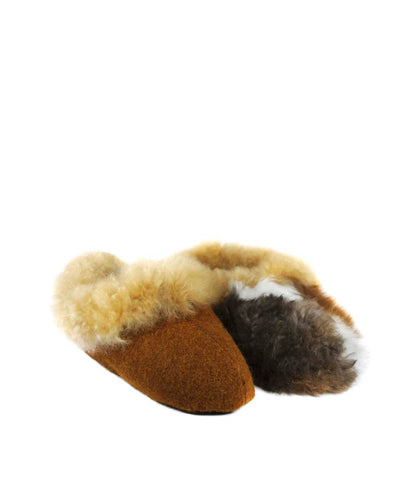 Reversible Fur House Slipper