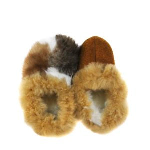 Reversible Fur House Slipper
