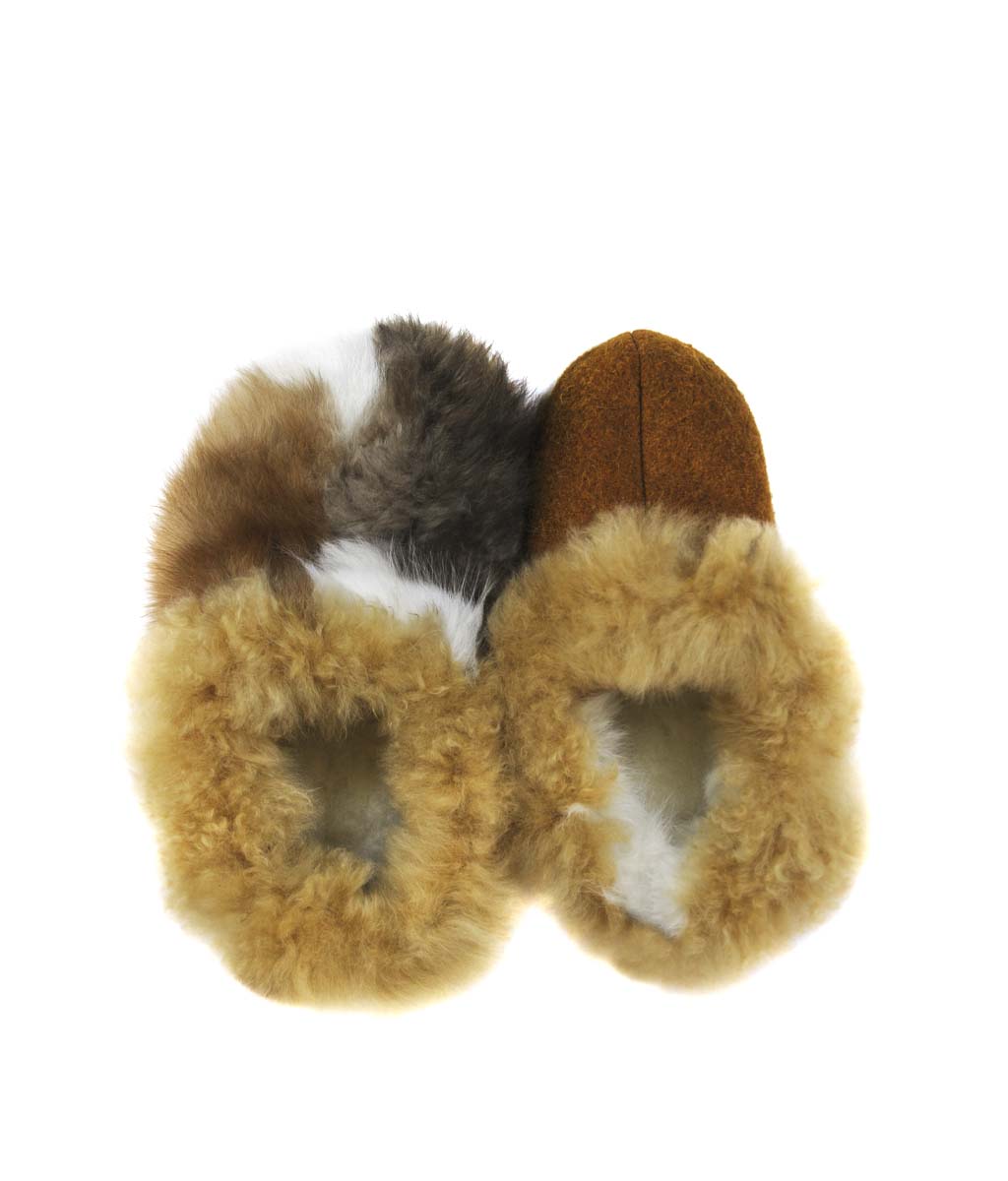 Reversible Fur House Slipper