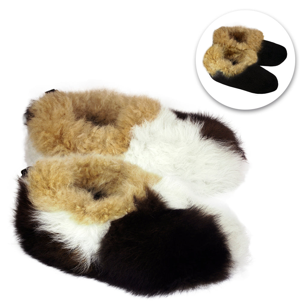 Reversible Fur House Slipper