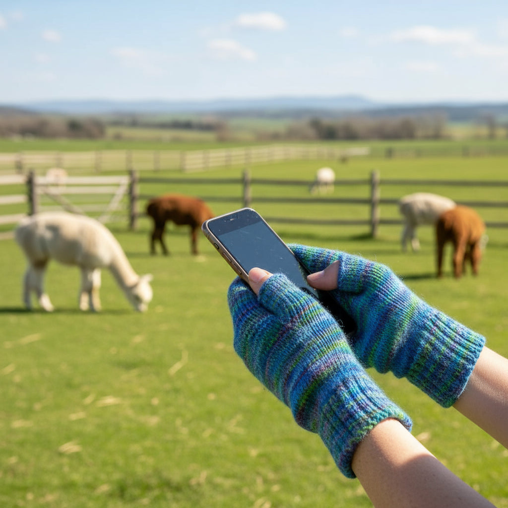 Royan Mid Finger Gloves - Lanart Alpaca