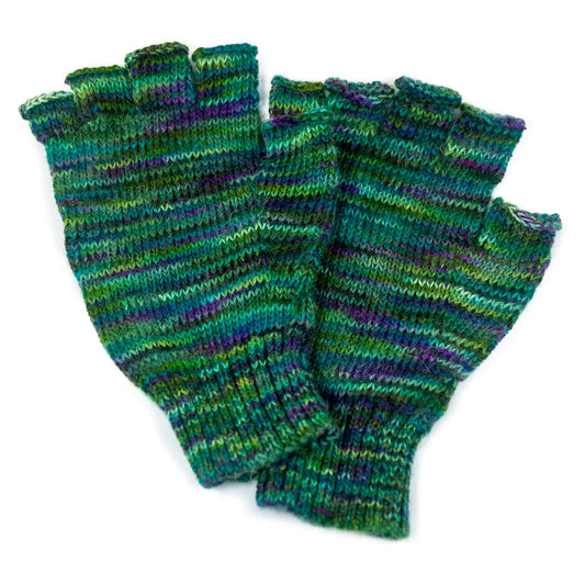 Royan Mid Finger Gloves-Green