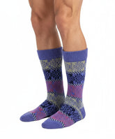 Santa Fe Art Socks - Lavender - Lanart Alpaca